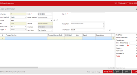 Easy Invoice | Free Invoicing Software | Accoxi