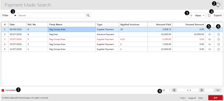 Payments Made1