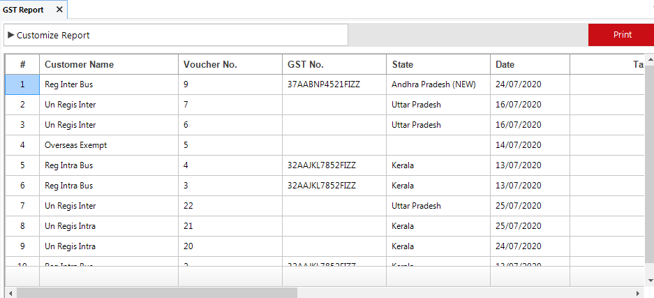 Gst Report..