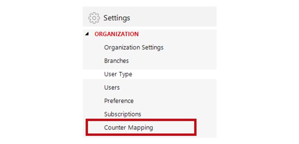 Counter Mapping In Accoxi