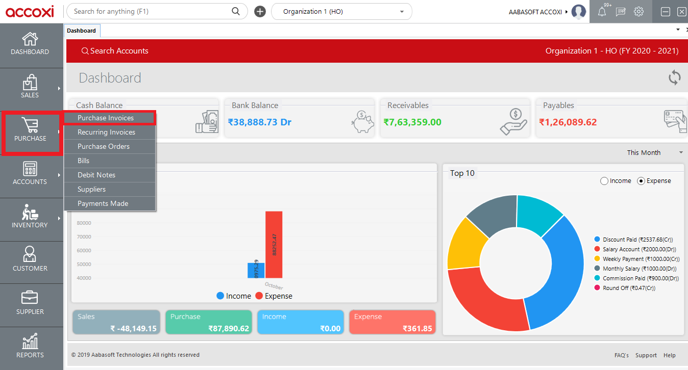 Purchase Invoice In Purchase