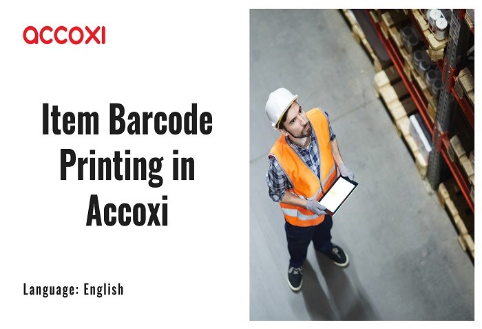 Item Barcode Printing In Accoxi