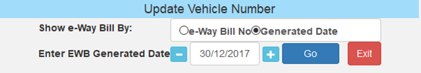 Change Vehicle Number on E way Bill - 3