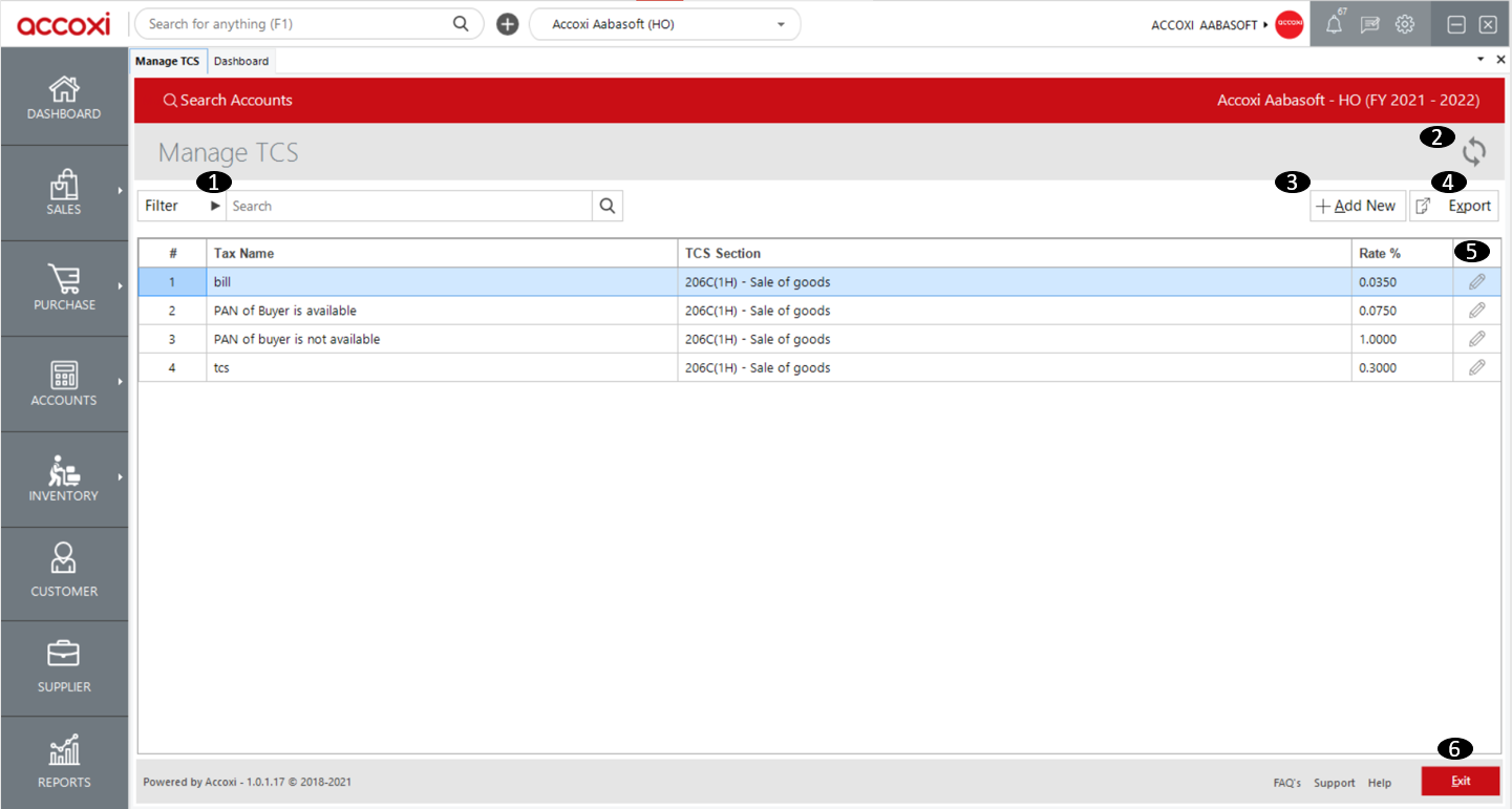 Data Available in TCS Table