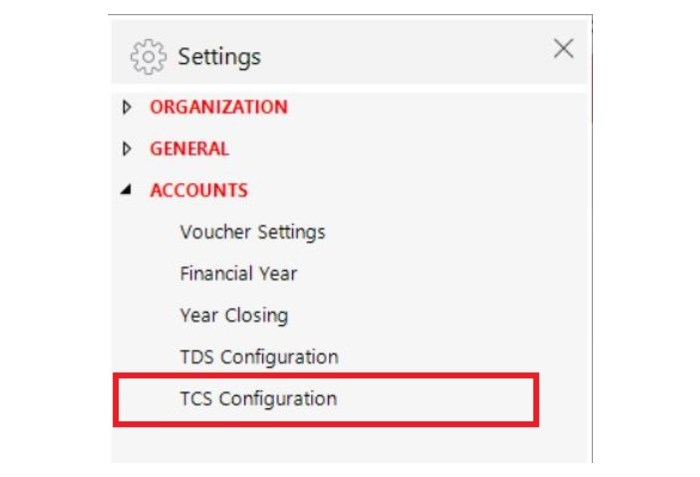 Tcs Configuration Navigation