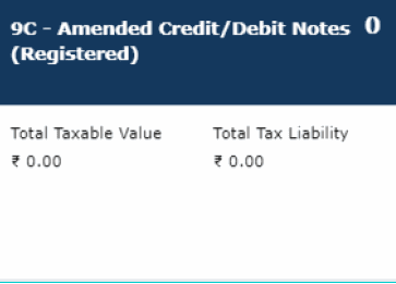 amended credit debit notes