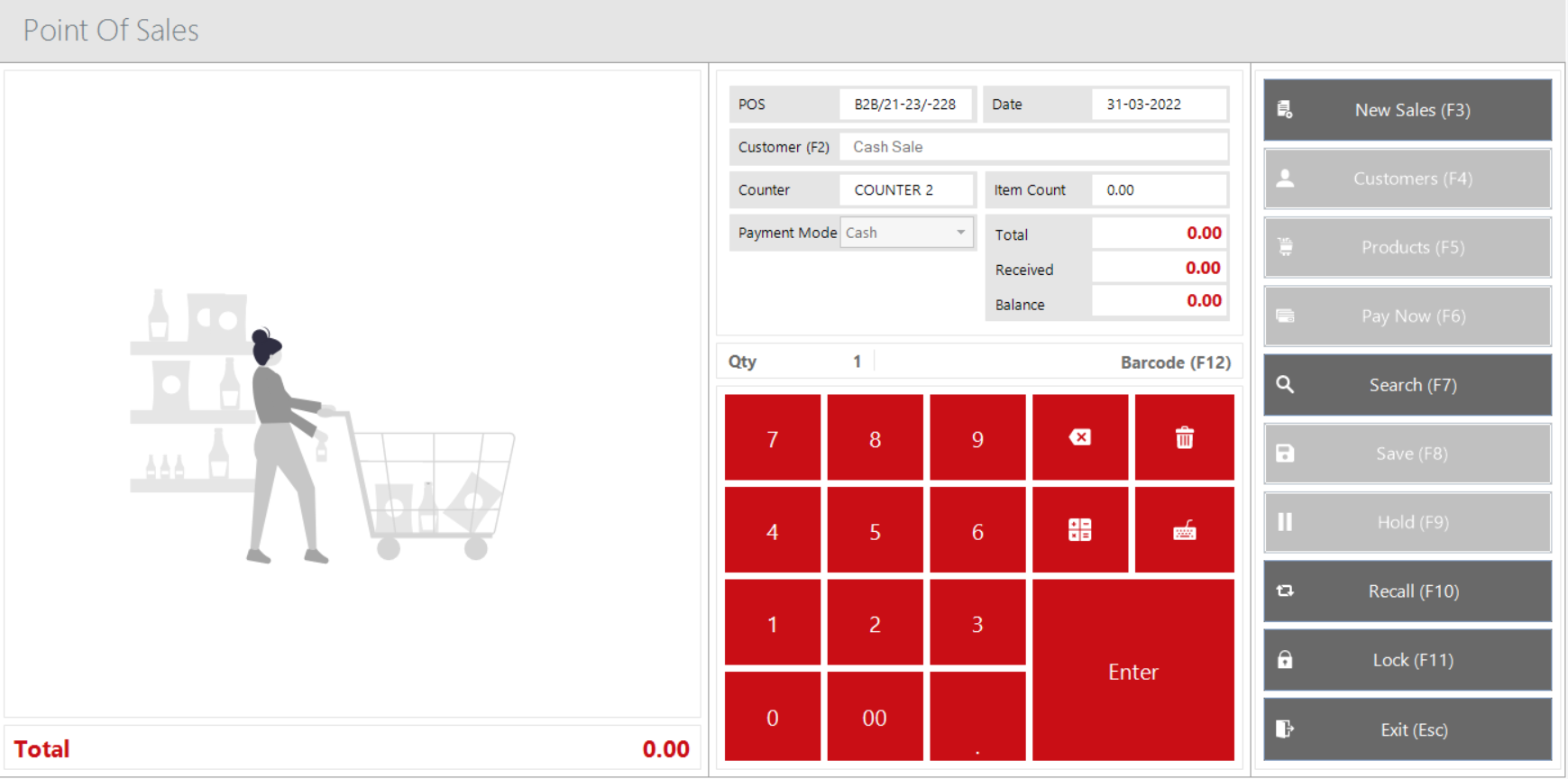 POS Touch Screen