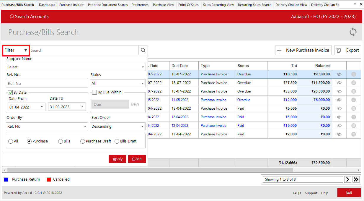 Purchase Filter